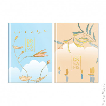 Бизнес-блокнот А6, 64л., евроформат BG "Мечты", матовая ламинация, тиснение фольгой, ассорти Бизнес-блокнот А6, 64л., евроформат BG "Мечты", матовая ламинация, тиснение фольгой, ассорти