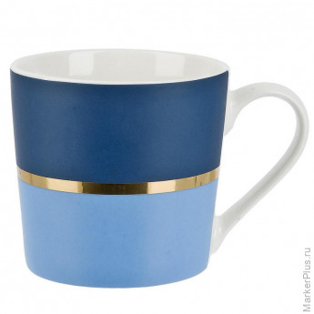 Кружка фарфоровая Синий бархат, 390мл, арт.2110079-3
