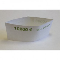 Кольцо бандерольное номинал 100 евро, 500 шт/уп, комплект 500 шт