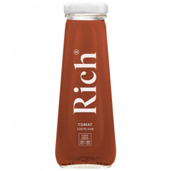 Сок Rich томат стекл. бут. 0,2л 12 шт/уп, комплект 12 шт