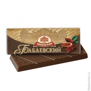 Шоколад БАБАЕВСКИЙ горький, 20 г, ББ00017