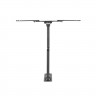 Кронштейн-крепление для ТВ настенный, до 35 кг. VESA 75х75-400х400, 32"-55", черный, SONNEN, 455946