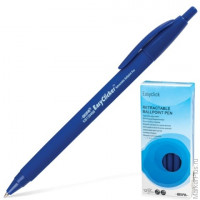 Ручка шариковая BEIFA (Бэйфа) автоматическая, трехгранная, корпус ассорти, пластиковый наконечник, 0,7 мм, синяя, KB139400JC