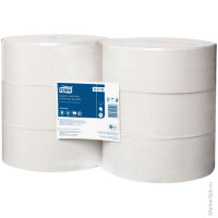 Бумага туалетная в больших рулонах TORK Universal(T1) 1сл, 525м/рулон, цвет натуральный 6 шт/в уп