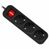 Удлинитель сетевой DEFENDER G330, 3 розетки, c заземлением, выключатель, 10А, длина 3 м, черн, 99334 Удлинитель сетевой DEFENDER G330, 3 розетки, c заземлением, выключатель, 10А, длина 3 м, черн, 99334