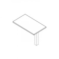 Приставка - брифинг YALTA с опорой LT-BR3 снежная патина Ш1000