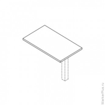 Приставка - брифинг YALTA с опорой LT-BR3 снежная патина Ш1000