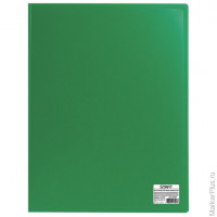 Папка 10 вкладышей STAFF, зеленая, 0,5 мм, 225691, 10 шт/в уп
