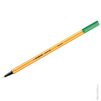 Ручка капиллярная "Point 88" зеленая, 0,4мм 10 шт/в уп