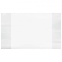 Обложка ПВХ для тетради и дневника ПИФАГОР, прозрачная, плотная, 100 мкм, 210х350 мм, 50 шт/в уп