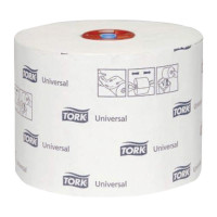 Бумага туалетная в Mid-size рулонах TORK Universal(T6) 1сл, 135м/рулон, белая мягкая, 27 шт/в уп