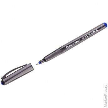 Ручка-роллер Centropen '4665' синяя, 0,7мм, трехгран., одноразовая, 10 шт/в уп