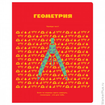 Тетрадь предметная 48л. BG "Профтест" - Геометрия, эконом