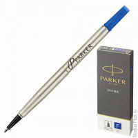Стержень для ручки-роллера PARKER 'Quink RB', металлический 116 мм, линия письма 0,5 мм, синий, 1950279