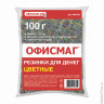 Резинки для денег ОФИСМАГ цветные, натуральный каучук, 100 г, 440120