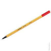 Ручка капиллярная "Point 88" красная, 0,4мм 5 шт/в уп