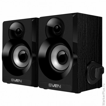 Колонки компьютерные SVEN SPS-517, 2.0, 6 Вт, питание USB, черные, SV-016180