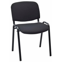 Стул FA_EChair Rio(ИЗО) черн, ткань черная С-11/ТК-1