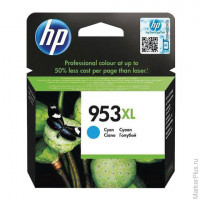 Картридж струйный HP (F6U16AE) Officejet Pro 8710/8210, №953XL, голубой, увеличенный ресурс 1600 стр