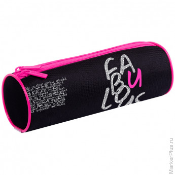 Пенал-тубус 2 отделения, 210*70мм, Berlingo "Fabulous", полиэстер