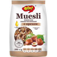 Мюсли ОГО! запечен. с орехом, 350г Мюсли ОГО! запечен. с орехом, 350г