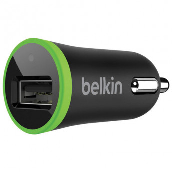 Зарядное устройство автомобильное BELKIN,кабель microUSB 1,2м,вых.ток 1A,черный,F8M71, F8M711bt04-BLK