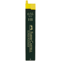 Грифели для механических карандашей Faber-Castell "Super-Polymer", 12шт., 0,35мм, HB 12 шт/в уп