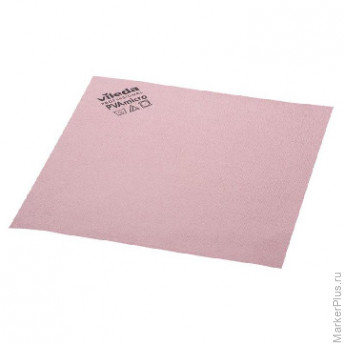 Салфетки хозяйственные Vileda ПВА Микро 35х38см красные 5шт/уп 143591, комплект 5 шт