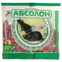 Приманка зерновая для уничтожения грызунов мумифицирующая 100 г, АБСОЛОН, пакет, АЛП100 Приманка зерновая для уничтожения грызунов мумифицирующая 100 г, АБСОЛОН, пакет, АЛП100