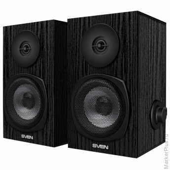 Колонки компьютерные SVEN SPS-575, 2.0, 6 Вт, питание USB, черные, SV-016166