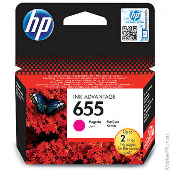 Картридж оригинальный HP CZ111AE (№655) пурпурный для DeskJet IA 3525/4615/4625/5525/6525 (600стр)