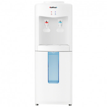 Кулер для воды напольный HotFrost V118E, нагрев/охлаждение электрон., отсек для стаканчиков, белый