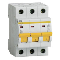 Выключатель автоматический IEK ВА47-29 3п C 25А 4.5кА MVA20-3-025-C