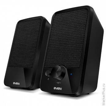 Колонки Sven 312, 2*2W, питание через USB, черный