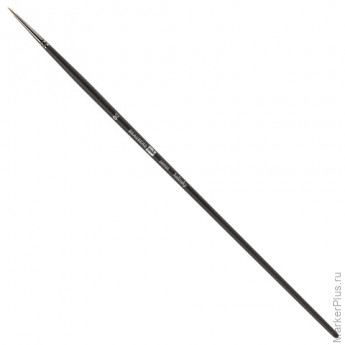 Кисть художественная проф. BRAUBERG ART CLASSIC, колонок, круглая, № 00, длинная ручка, 200920