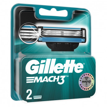 Кассеты для бритья сменные Gillette 'Mach 3', 2шт., комплект 2 шт