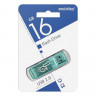 Накопитель Smartbuy Glossy, 16Gb, USB 2.0, зел, SB16GBGS-G