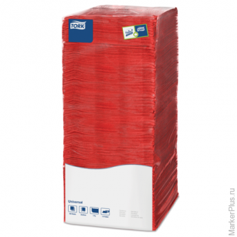 Салфетки TORK Big Pack, 25х25, 500 шт., красные, 478661