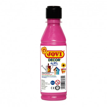 Краска акриловая художественная JOVI, 250мл, пластиковая бутылка, розовый