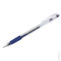 Ручка гелевая синяя, 0,5мм, грип, 12 шт/в уп