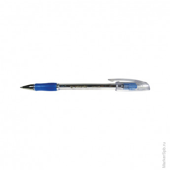 Ручка шариковая "Keris 538 XF" синяя, 0,5мм, грип 10 шт/в уп