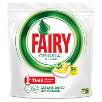 Капсулы для посудомоечной машины Fairy "Original. All in1. Лимон", 84шт., комплект 84 шт