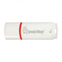 Флеш-память Smartbuy 8GB Crown White Флеш-память Smartbuy 8GB Crown White