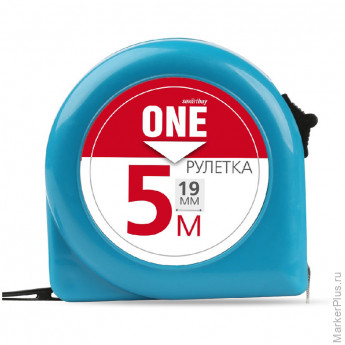 Рулетка измерительная Smartbuy, 5м*19мм, пластиковый корпус, фиксатор, усиленный зацеп Рулетка измерительная Smartbuy, 5м*19мм, пластиковый корпус, фиксатор, усиленный зацеп
