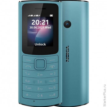 Мобильный телефон Nokia 110 4G TA-1543 DS BLUE (1GF018MPE1C01)