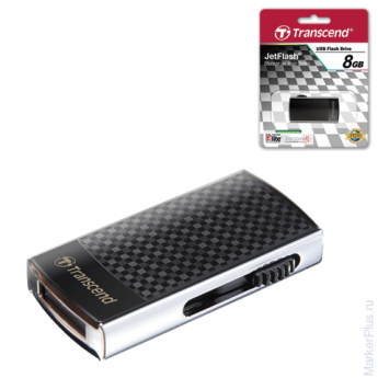 Флэш-диск 8 GB, TRANSCEND Jet Flash 560, USB 2.0, черный, TS8GJF560