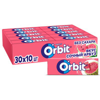 Жевательная резинка Orbit Сочный арбуз без сахара, 13,6гх30шт/уп, комплект 30 шт