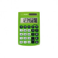 Калькулятор Milan 8-разряд, в чехле, двойное питание, салатовый 150908GBL