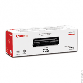 Картридж лазерный CANON (726) LBP6200d, оригинальный, ресурс 2100 стр., 3483B002