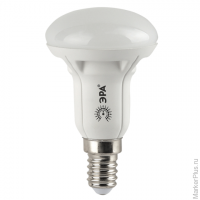 Лампа светодиодная ЭРА, 6 (50) Вт, цоколь E14, рефлектор, теплый белый свет, 30000 ч., LED smdR50-6w